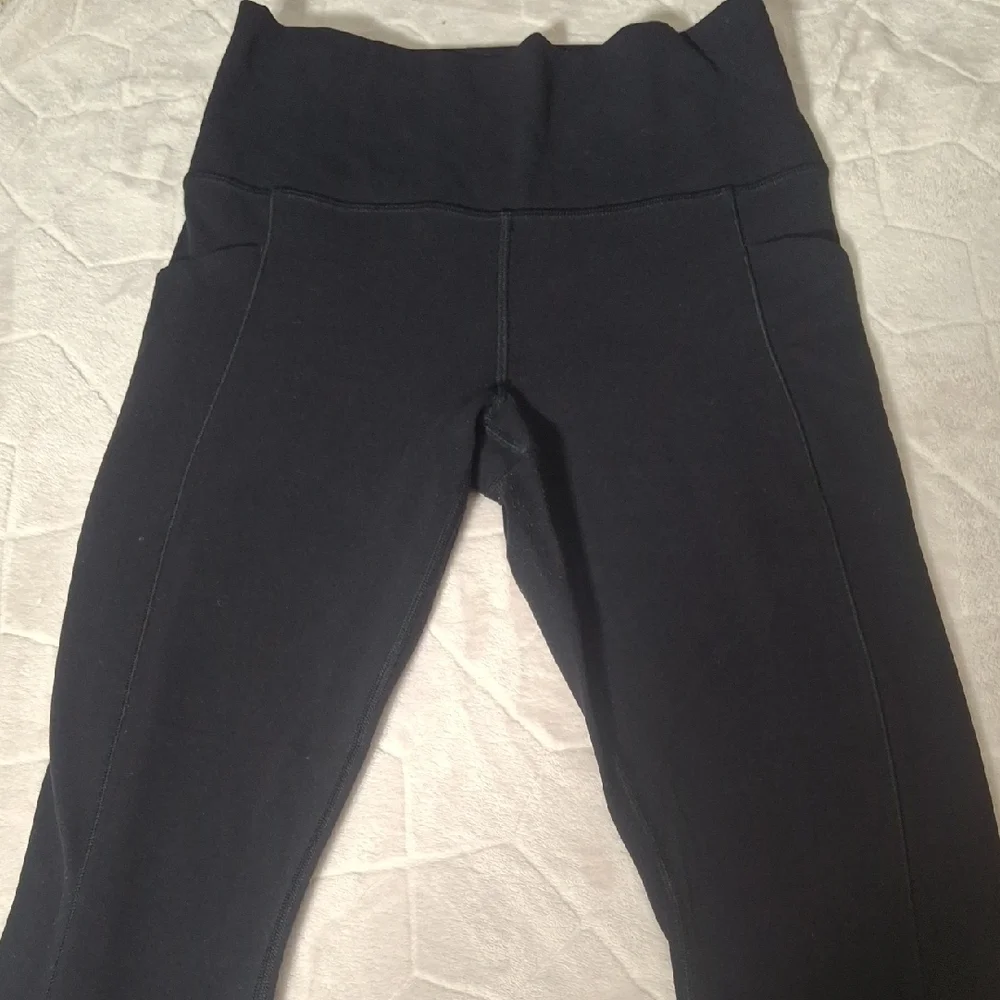 Athleta Black High-Waisted Leggings - Picture 2 of 7